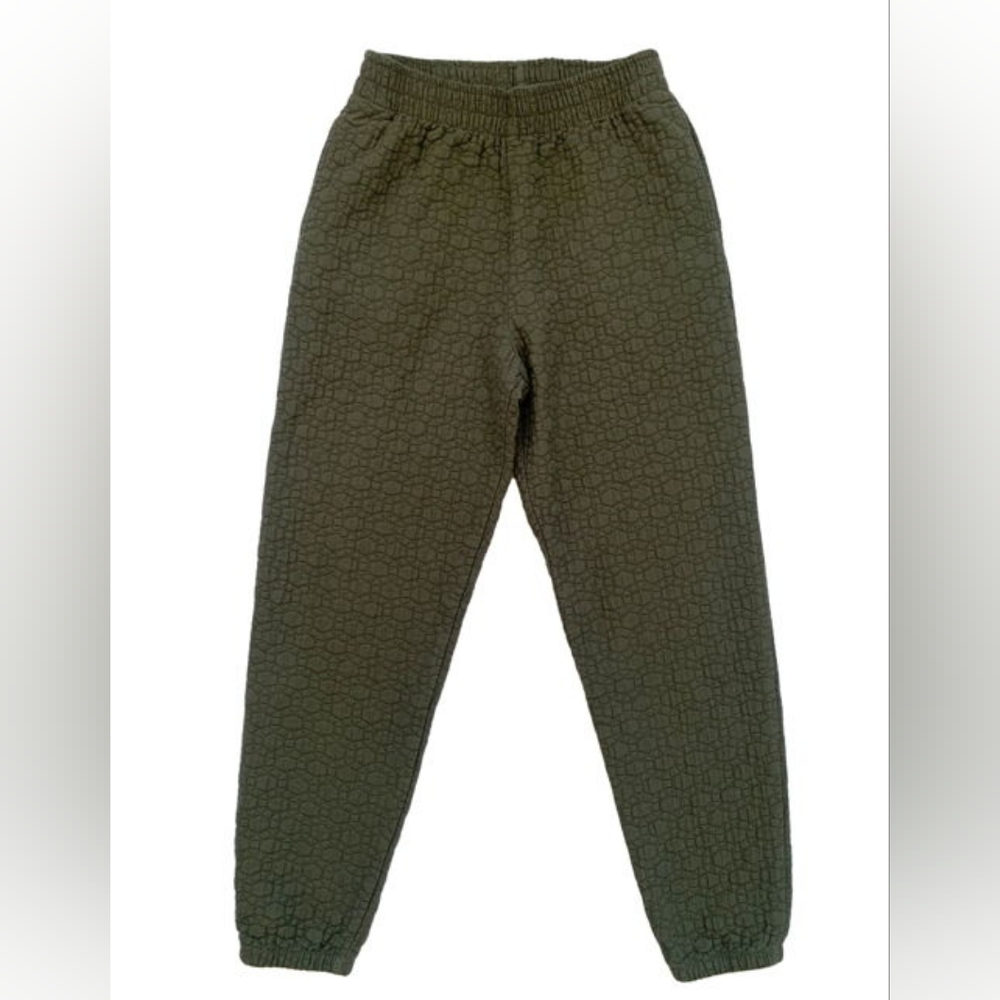 CURATOR SF Olive Green Quilty Joggers 2X